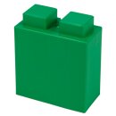 Quarter Block 1x2, Color: Green