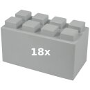 Everblock Starter-Set 2: 18 full blocks (L/W/H ca....