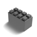 Baustein 4x2 (ganzer Stein) Dunkelgrau