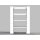Everblock-Regal mit 4 Böden, ca. 91,5 x 124,5 x 30,5 (B/H/T)