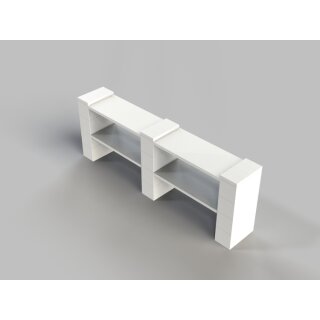 Shelf-Set with 4 shelves, width 183cm
