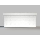 Everblock Bar/Tresen mit 3-seitigem Überstand, ca. 258 x 109 x 91 (B/H/T)
