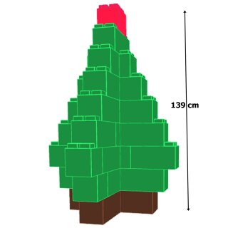 Weihnachtsbaum 139cm hoch