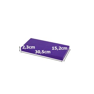 Abdeckplatte 4x2 Violett