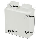 Everblock Starter-Set 4: 29 blocks with 4 sizes Color: White