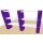 Everblock Doppel-Regal mit 6 Böden, ca. 183 x 94 x 30,5 (B/H/T) Violett
