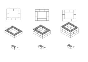 91 cm quadratischer Tisch - Schritt-für-Schritt Instruktionen
