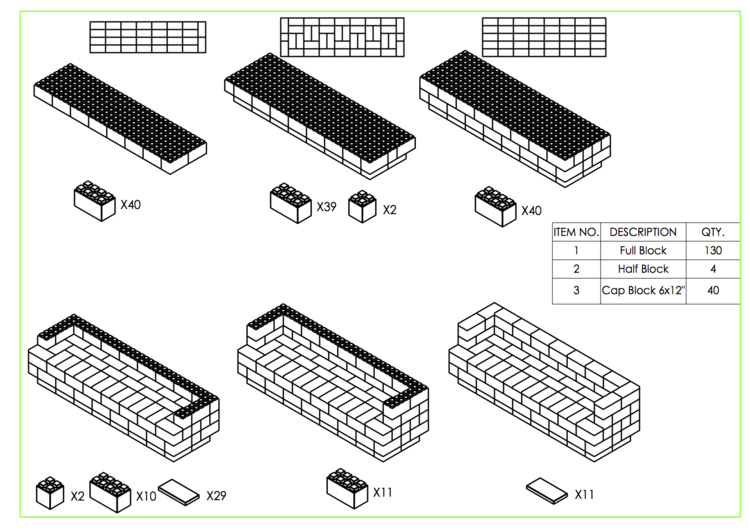 244 cm Sofa mit Überstand - Schritt-für-Schritt Instruktionen