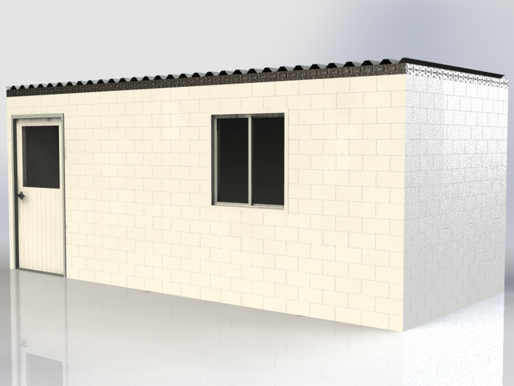 Bauen Sie schnell Inhouse-Räume und fügen Sie Fenster und Türen ein wie Sie dies üblicherweise tun würden