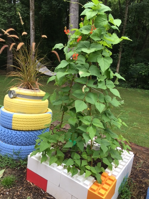 Erstellen Sie interessante und bunte modulare Gartengehege, die Boden und Pflanzen beherbergen können.